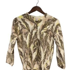 Womens Vintage 50’s Sweater Cardigan "Angelina" by Darlene - Angora & Lambs Wool